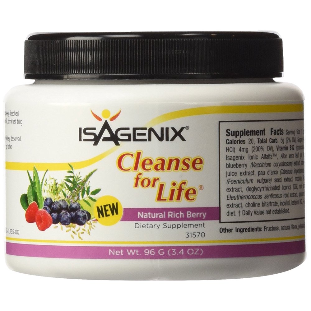 Isagenix Cleanse for Life Rich Berry Powder 96 g/(3.4 oz)