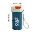 thumbnail image 2 of Eoozwa Camping & Hiking Hydration Flask with Straw Lid - Plastic, Double Walled & Vacuum Insulated Water Bottle - Leak Proof & BPA Free, 2 of 6