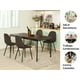 thumbnail image 3 of HOMYLIN Sillas de Comedor Set 4 Vintage Silla Farbic de Cocina, para la Cena Cocina Sala de Estar, Marron, 3 of 5
