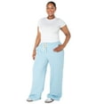thumbnail image 2 of Celebrity Pink Women's and Women's Plus Wide Leg Sweatpants, Sizes XS-4X, 2 of 5
