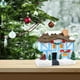 thumbnail image 1 of Adornos en miniatura de Navidad con luz, jardín de hadas, adornos en miniatura encantadores, pequeña Villa de Navidad, casa, ños perfecl  Casa de miniaturas de resina, 1 of 7