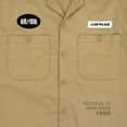 thumbnail image 2 of Airwalk Mens Khaki Long Sleeve Button-Down Shirt XX-Large, 2 of 2