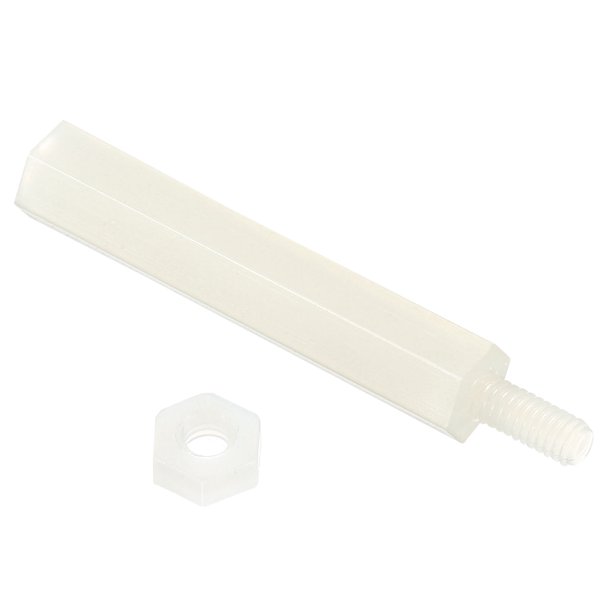 Uxcell M2.5 Standoff Screws 40 Pack Nylon Hex PCB Standoffs Nuts