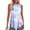 Light Purple19, variant on Xyxonk Tunic Tops for Women Loose Fit Dressy Plus Size Casual Flowy Square Neck Tank Tops Swing Tie Dye Print Sleeveless Summer Tops Beach Vacation Clothes Light Blue S
