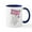 White/Navy Inside, variant on CafePress - Anti Valentine Club Coupon Mugs - 11 oz Ceramic Mug - Novelty Coffee Tea Cup