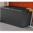 thumbnail image 5 of vidaXL Garden Storage Box Anthracite 120x56x63 cm PP Rattan, 5 of 5