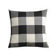 thumbnail image 1 of Pack of 2 Pillowcases Plaids Polyester Linen Soft for Home Decor, 1 of 1