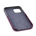 thumbnail image 4 of Dockem iPhone 12 / 12 Pro Luxe M2 Wallet Case; Built-in Metal Plate, 2 Card Slots, Maroon/Grey, 4 of 9