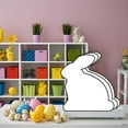 thumbnail image 5 of SHAPES ETC. Large Single Color Cut-Out - Rabbit, 5 of 5