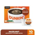 thumbnail image 3 of Dunkin’ Hazelnut Artificially Flavored Coffee, Keurig K Cup Pods, 10 Count Box, 3 of 13
