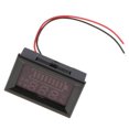 thumbnail image 1 of 3xBattery Capacidad Voltaje Voltímetro Indicador Medidor Monitor Digital LED tal se describe Baoblaze Medidor de voltaje de capacidad, 1 of 8