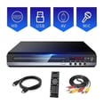 thumbnail image 2 of DVD Player 1080P HD Home DVD Player Box for TV All Region Free DVD CD-Disk Player AV-Output EVD Play, 2 of 5
