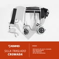 thumbnail image 4 of Silla de Ruedas Ligera Magnimed de Traslado Plegable con Frenos, 4 of 5