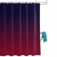 thumbnail image 2 of Purple Red Fabric Shower Curtain for Bathroom Waterproof Polyester Bath Curtain with 12 Hooks Gradient Washable Shower Curtain with Grommets 72"x72", 2 of 9