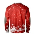 thumbnail image 5 of LIUJUNSHOP Slim Fit Men's Crewneck Sweatshirt Men Christmas Printed High Neck Half Zip Casual Comfortable Business And foreign, 5 of 5