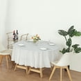 thumbnail image 4 of (12 Pack) White Premium Round Heavy-Duty Plastic Table Covers (Reusable), 4 of 6