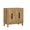 Natural Wood, variant on iooHug Vintage Carved Wood Accent Cabinet, Freestanding Entryway Storage Sideboard with Adjustable Shelf for Bathroom, Living Room, Kitchen(Walnut)