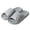 Grey, variant on Cute Slippers for Women Non Slip Cloudies Slides for Women Elegant Mens Shower Shoes with Thick Cushioned Sole for Bathroom Indoor Outdoor Beach