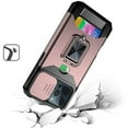 thumbnail image 3 of For Apple iPhone 16 Pro (6.3") Wallet Case with Ring Stand & Slide Camera Cover Credit Card Slot Holder, Military Grade Cover ,Xpm Phone Case [ Rose Gold ], 3 of 8