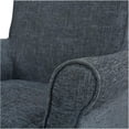 thumbnail image 6 of Pemberly Row Office Chair in Navy Fabric with Gray Wash Wood, 6 of 6