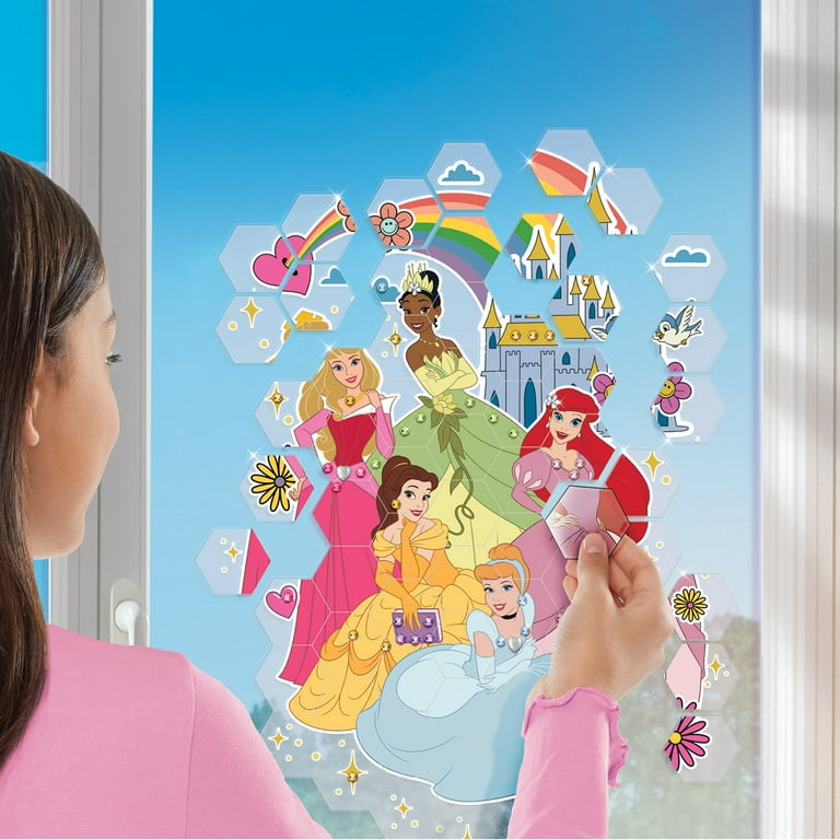 Disney: Window Art Mosaic - Disney Princess - 70 pcs, Reusable