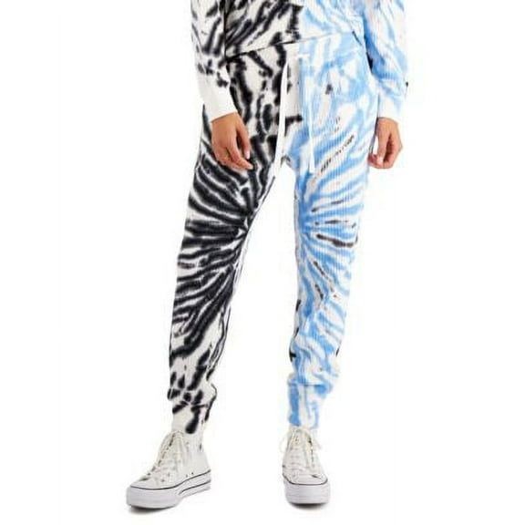 MSRP $60 Style & Co Two-Tone Tie-Dyed Jogger Pants White Size 2XL