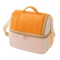 thumbnail image 1 of Bolsa de cosméticos de viaje, bolsa de maquillaje con cremallera, bolsa de hombro, bolsa de aseo, bolsa de pan tostado para joyería, lápiz de Jinwen Estuche de maquillaje de viaje, 1 of 8