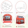 thumbnail image 5 of Super Joy Kids Fire Station Playhouse Indoor Outdoor Toy Pretend Play Tent Birthday Christmas Gift for Boys Girls Toddler, 5 of 7