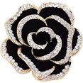 thumbnail image 1 of Broche en forma de rosa para mujer, regalos para el día de la madre, broche de aleación, elegante Broche, Broche elegante con incrustaciones de diamantes de imitación de flor de rosa, Broche accesorio, 1 of 5