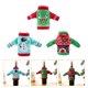 thumbnail image 4 of 3 unids Navidad Botella de vino Cover Santa Claus Botella Bolsas de Navidad Decoración de la fiesta, 4 of 4