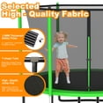 thumbnail image 3 of DeepRoar 2026 Upgraded 8FT 10FT 12FT 14FT 15FT 16FT Outdoor Trampolinefor Kids, Big Trampolinewith Basketball Hoop, Lights and Sprinkler, Heavy Duty Trampoline1500LBS, Easy to Install, 3 of 5