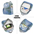 thumbnail image 5 of FORMRS Mini Backpack Purse for Women Travel Daypack Casual Shoulder Bag, Blue Sky and River, 5 of 7