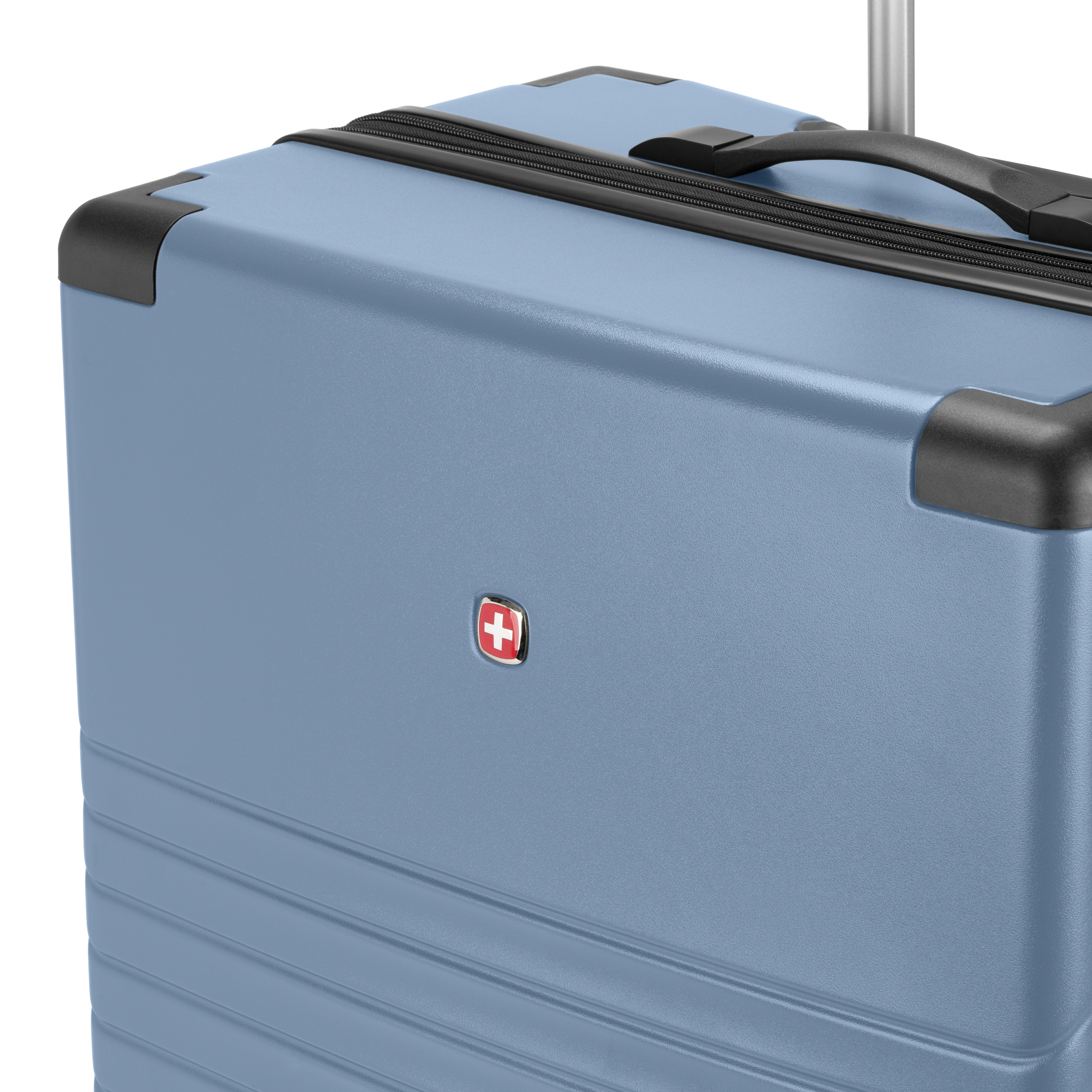 SWISSGEAR Edge Hardside Large Checked Spinner, Slate Blue