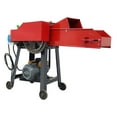 thumbnail image 5 of Techtongda 4-blade Hay Cutter Pulverizer Chaffcutter Grass Chopper Trimmer with Belt Conveyor 220V, 5 of 24