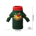 thumbnail image 3 of Cute Christmas Sweater Wine Bottle Cover, Handmade Wine Bottle Sweater For Christmas Decorations Cute Christmas Sweater Party Decorations Bell, 3 of 3