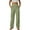 #0348-Green, variant on Womens Low Waist Straight Leg Cargo Pants Solid with Pockets Casual Work Trousers for Daily