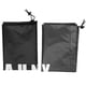 thumbnail image 4 of 2 bolsas de lavandería resistentes para ropa sucia, bolsa con cordón, lavable, grande, organizador de ropa sucia con cierre de cordón, bolsa de lavado de viaje, gris y negro, 4 of 6