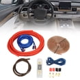 thumbnail image 4 of Car Audio Wiring Kit, Anti Interference Power  Installation Kit 4GA Wear Resisting Clear PVC  For Subwoofer For Speaker, 4 of 8