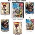 thumbnail image 4 of 3 Pieces of Street Art Blue Graffiti Wall Decor Prints Modern Artist Aesthetics Canvas Painting Artwork Abstract Picture Poster Man Cave Living Room Bedroom Bathroom Office Home Decorations Unframed, 4 of 6