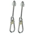 thumbnail image 2 of Swing Thread Hook Playset Playground Yoga Seat Safety Locking Ceiling Mount 150mm, 2 of 6