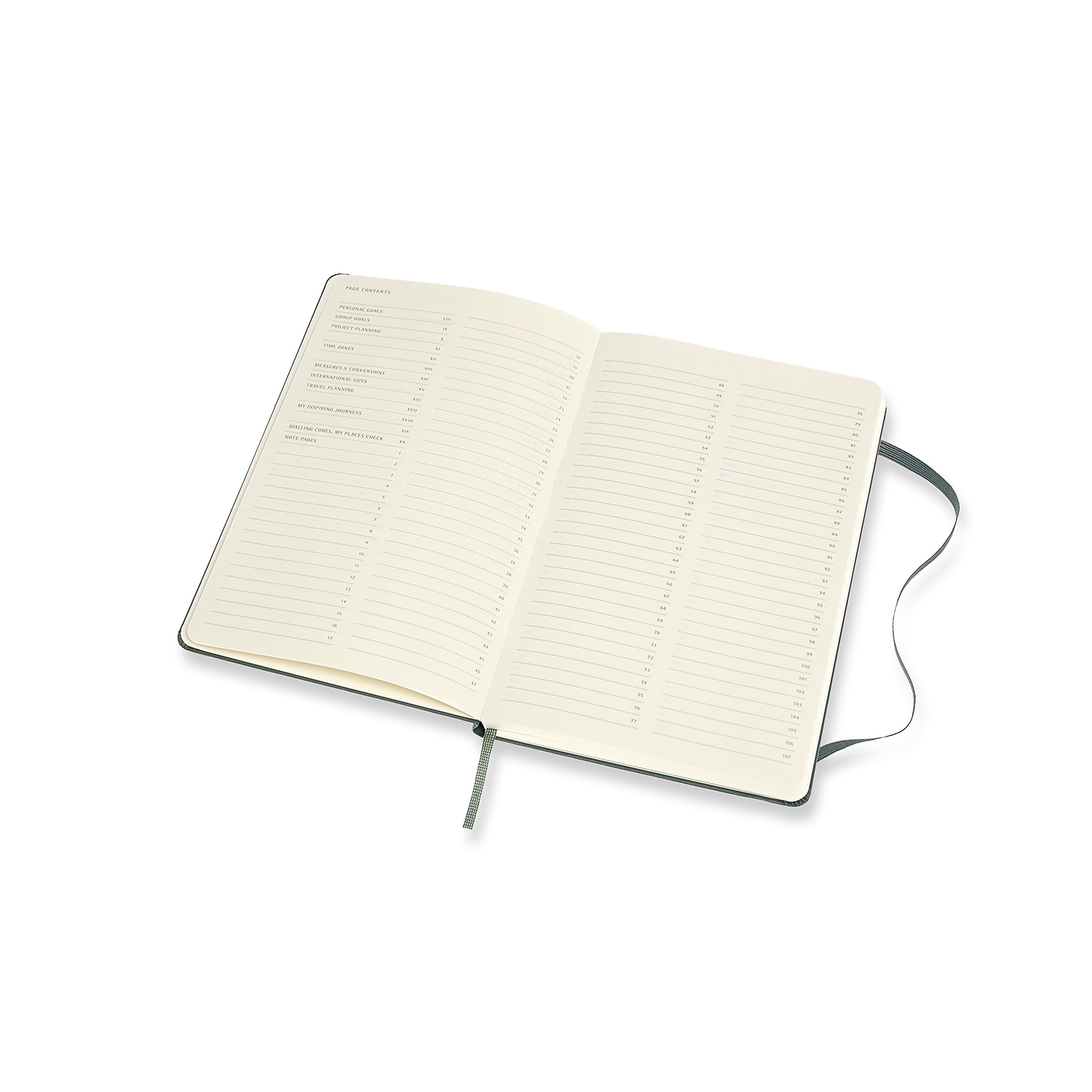 MOLESKINE PROFESSIONAL NOTEBOOK LARGE FOREST GREEN