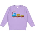 thumbnail image 2 of Inktastic Colorful Toy Train Toddler Sweatshirt, 2 of 4