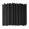 thumbnail image 1 of SGACAI 100/500 x Pajitas de plástico negras Pajitas para cumpleaños Boda Fiesta de verano Bebida, 1 of 7