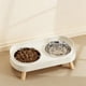 thumbnail image 5 of CaiYueKe Non-Slip Elevated Dog Bowls Stainless Steel Double Pet Feeder Dish Anti-Tip Spill Proof Bowls for Cats Small Dogs Senior Pets Food Water Bowls with Neck Support Easy Clean Feeding Station, 5 of 6