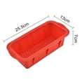 thumbnail image 5 of Yesbay Silicone Bread Mold Nonstick BPA Free Baking Pan for Homemade Loaf Cake Toast Meatloaf Food-Grade Easy Demold Reusable Kitchen Accessory, 5 of 7