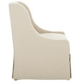 thumbnail image 4 of Safavieh Aberdore Modern Wood and Fabric Dining Arm Chairs, Sand, 4 of 6