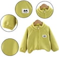 thumbnail image 5 of Esaierr Toddler Baby Fall Winter Stand Collar Fuzzy Coats for Boys Girls Fleece Puffer Sweatshirt Coats for Kids Warm Loose Zipper Shirt Cotton Outerwear 1-12T, 5 of 7