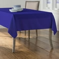 thumbnail image 2 of LA Linen Polyester Poplin Rectangular Tablecloth, 60 by 126-Inch, Royal Blue, 2 of 2