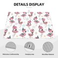 thumbnail image 3 of Fuzoiu Flamingos Tribal Print Absorbent, Reversible Microfiber Dish Drying Mat for Kitchen, Dish Drying Pad for Dishes, Utensils, Pots and Pans, Extra Large 18 Inch x 24 Inch, 3 of 7