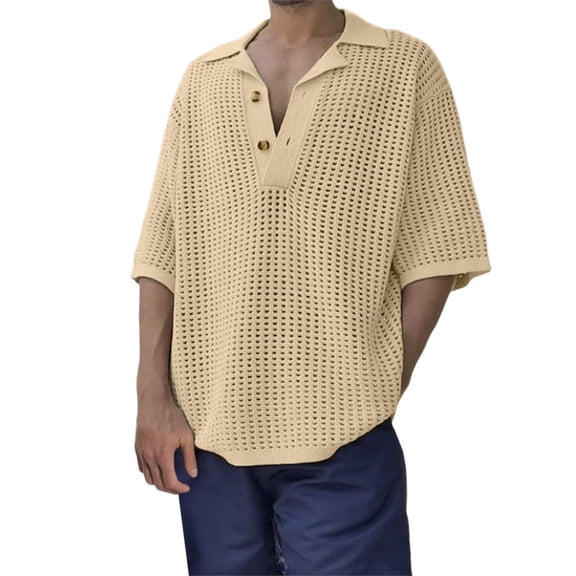 Men's Casual Button-Down Shirts Hawaiian Shirt Lapel Collar Print Summer Beach Shirts Loose Holiday Floral Short Sleeve Shirt Summer Casual Tee Top